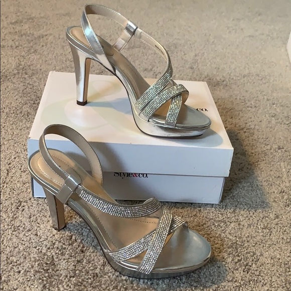 Silver sequins heels - Picture 2 of 4
